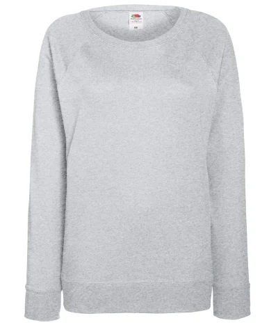 Fruit of the Loom SS960 Women's lightweight raglan sweatshirt
