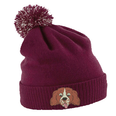 Springer Spaniel bobble hat