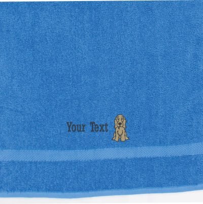 Cocker Spaniel towel