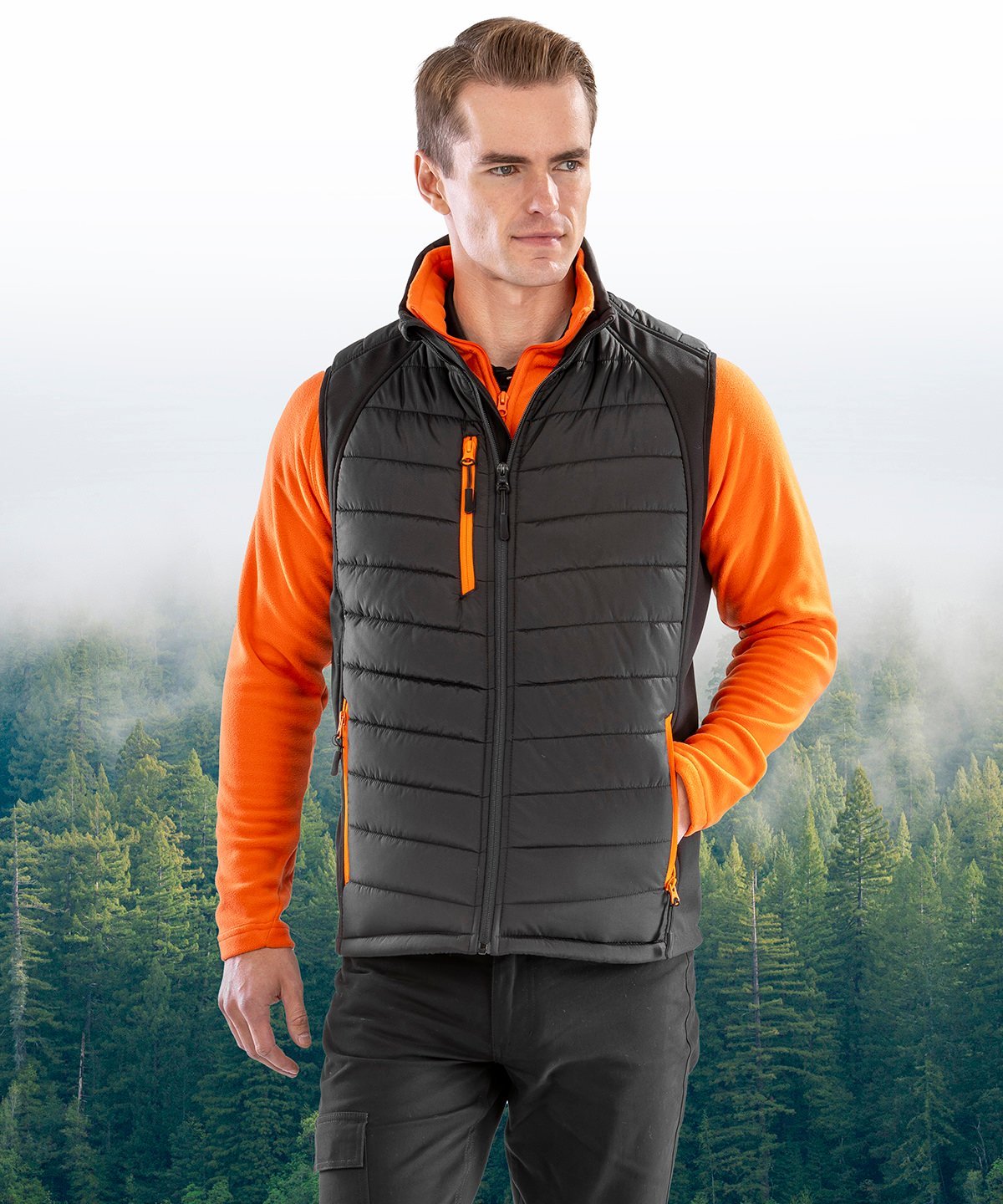 embroidered result workwear with company logo